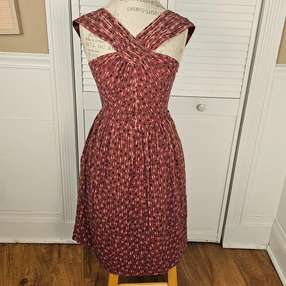 Kate Spade Womens Floradoodle‎ Halter Dress 2